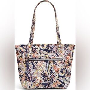 NWT Vera Bradley Small Vera Tote Bag Performance Twill Tangier Paisley